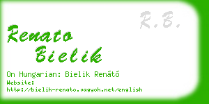 renato bielik business card